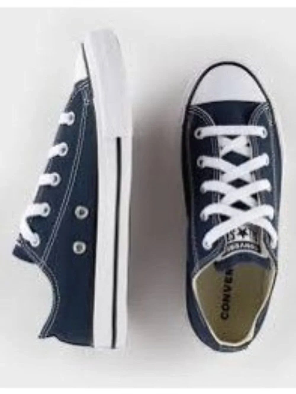 Converse Chuck Taylor All Star Core Kids Navy Lace Up Sneakers Size 13